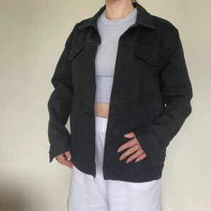 Black jean jacket